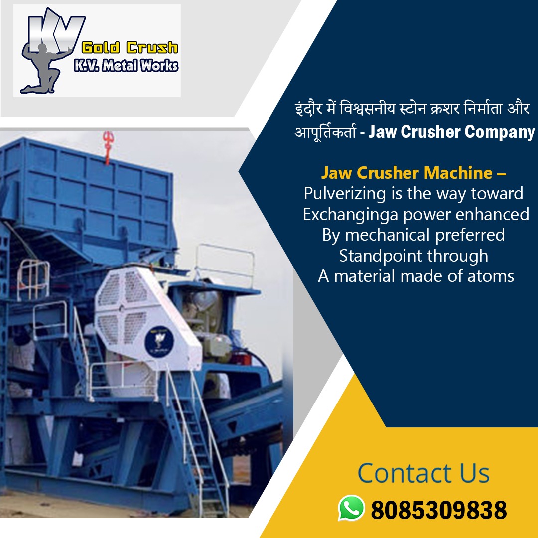 You are currently viewing Reliable Stone Crusher Manufacturers & Suppliers in Indore – Jaw Crusher